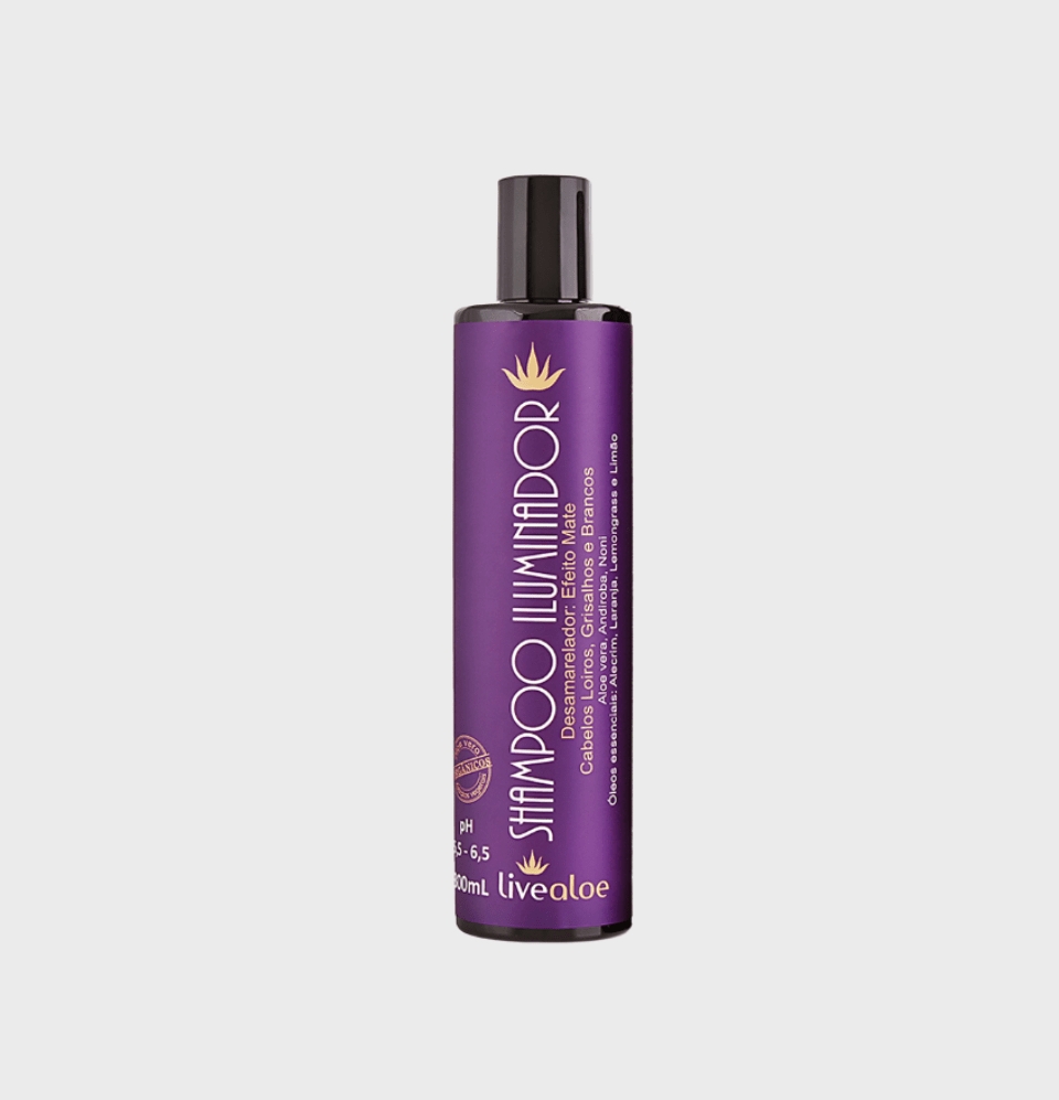 Shampoo Iluminador Matizador Live Aloe 350ml