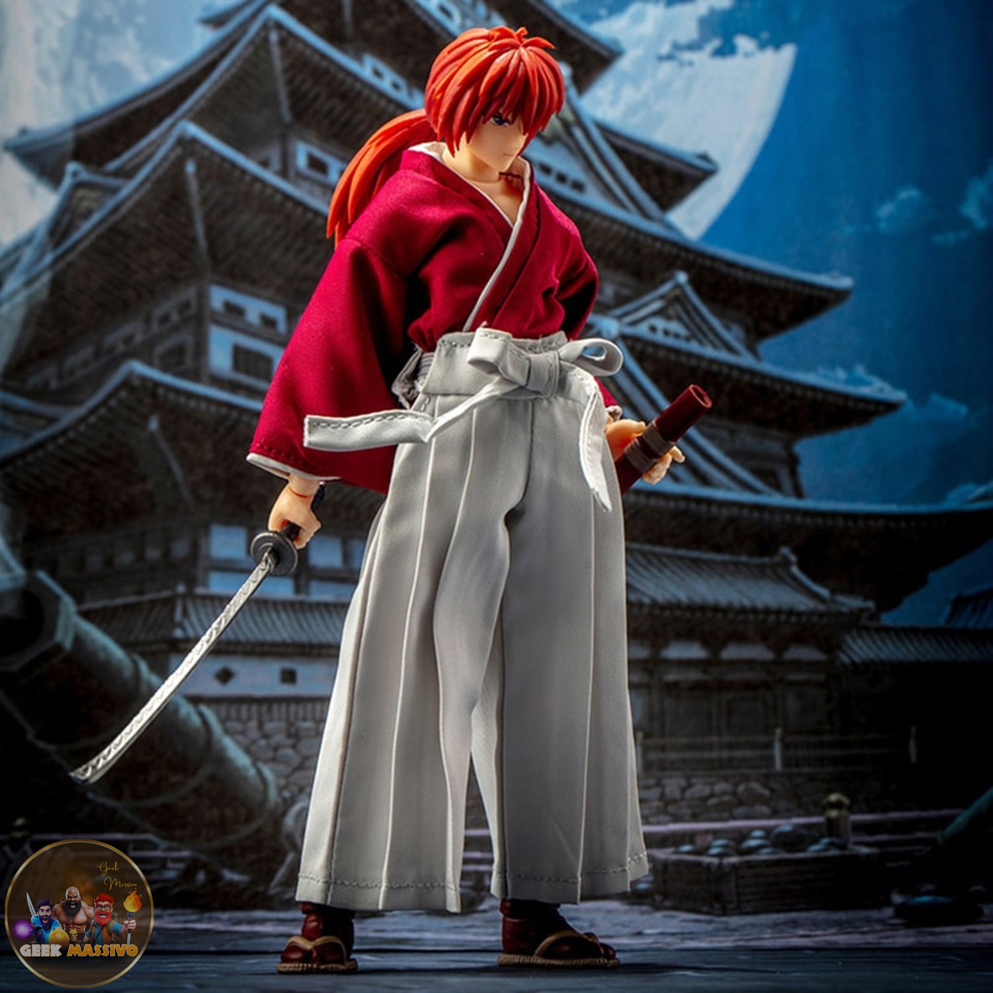 Action Figure - Himura Kenshin - Samurai X - Great Toys – Geek Massivo