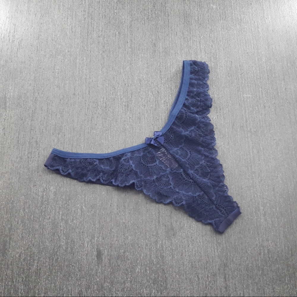 Tanga Fio Duplo e Frente Rendada - C9163