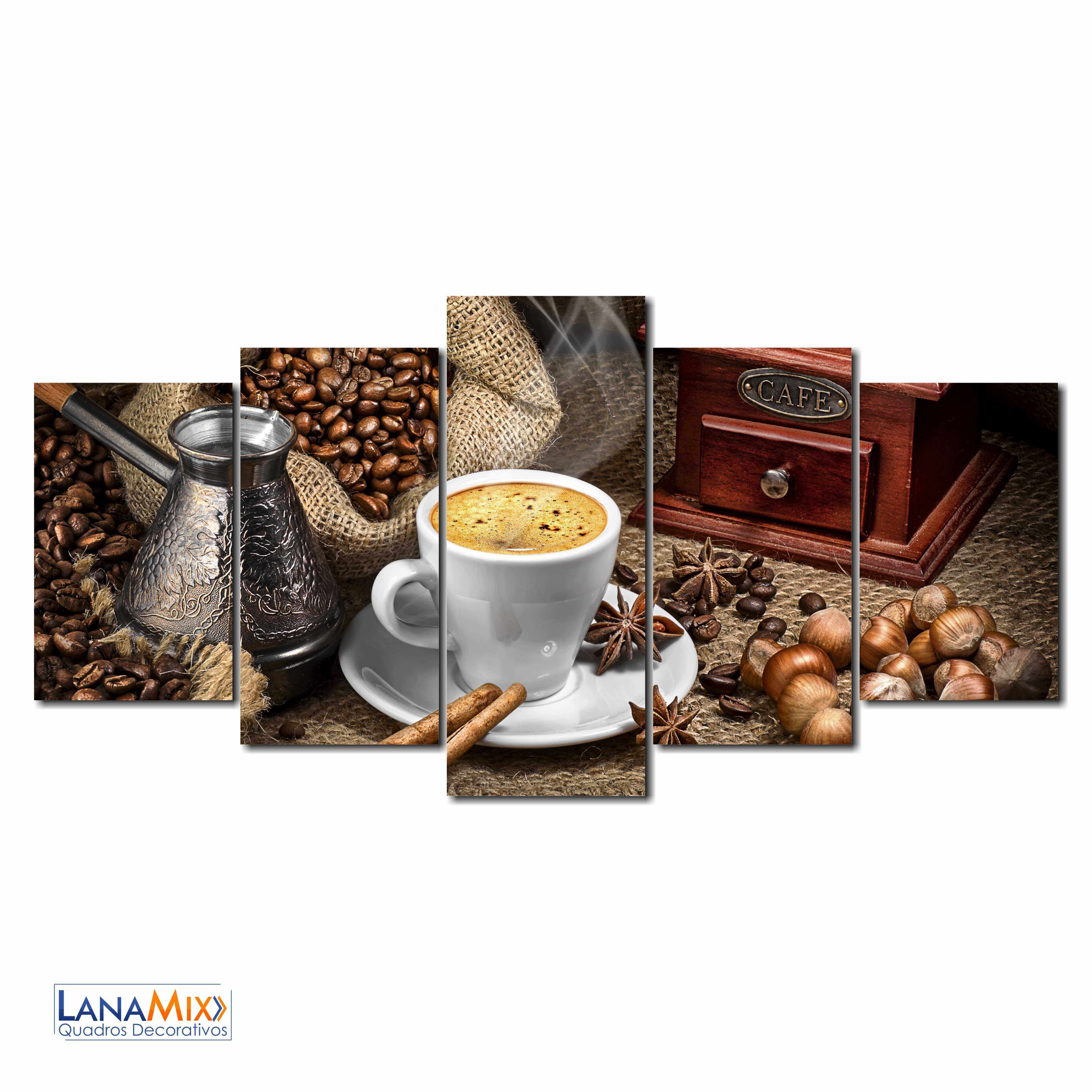 Quadro Decorativo Cozinha Café
