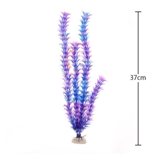 Decora&ccedil;&atilde;o para Aqu&aacute;rio Planta Artificial-Miau Auau Pets