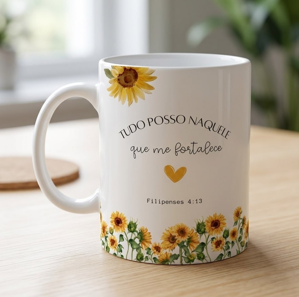 Pacote Mensagens de Fé - Sublimação Canecas Camisetas