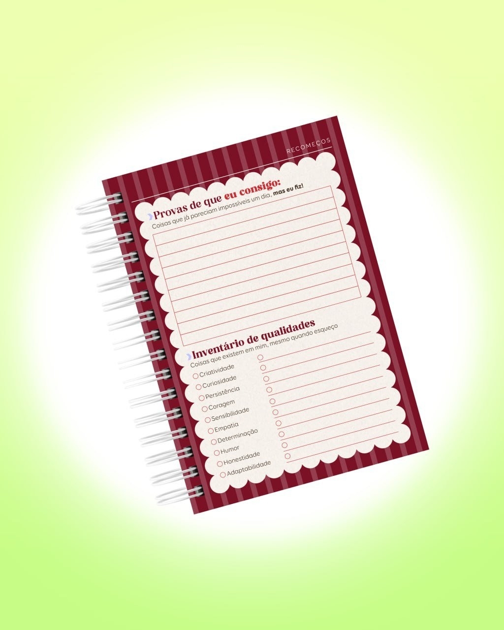 Arquivo Digital Planner de Sobrevivência para Cérebros Caóticos