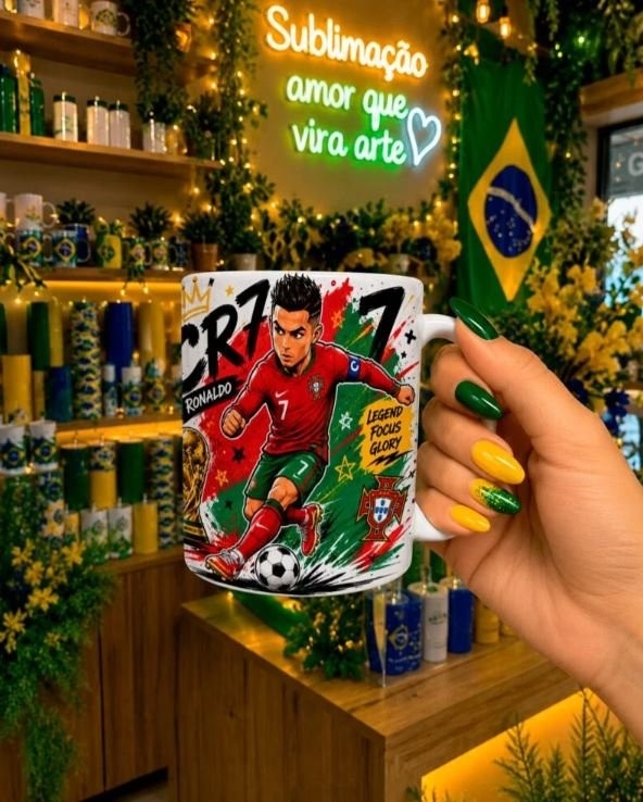 GIGANTES DO FUTEBOL – ARTES PARA CANECAS