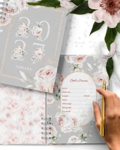COMBO 10 AGENDAS 2027 E PERMANENTE COM E SEM VERSÍCULOS E HORÁRIOS