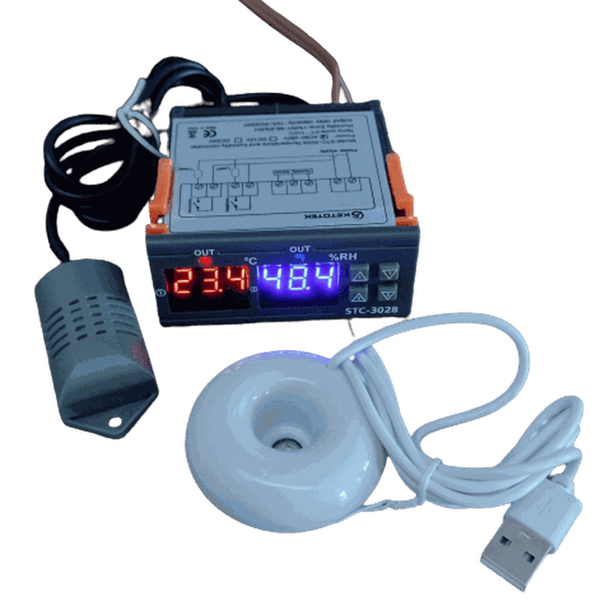 STC-3028 Controllo della temperatura 12V/24V/110V/220V Display digitale