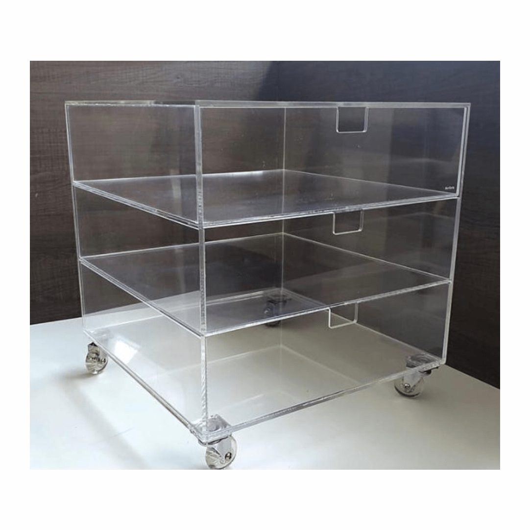 Organizador com 03 gavetas e Rodinhas