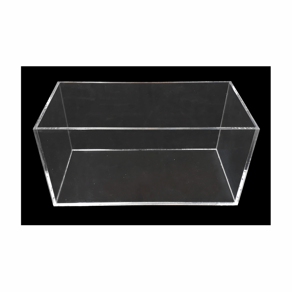 Barra quadra acrilico trasparente 10 x 10 mm Lunga 1000 mm (1,0 metro) incolore