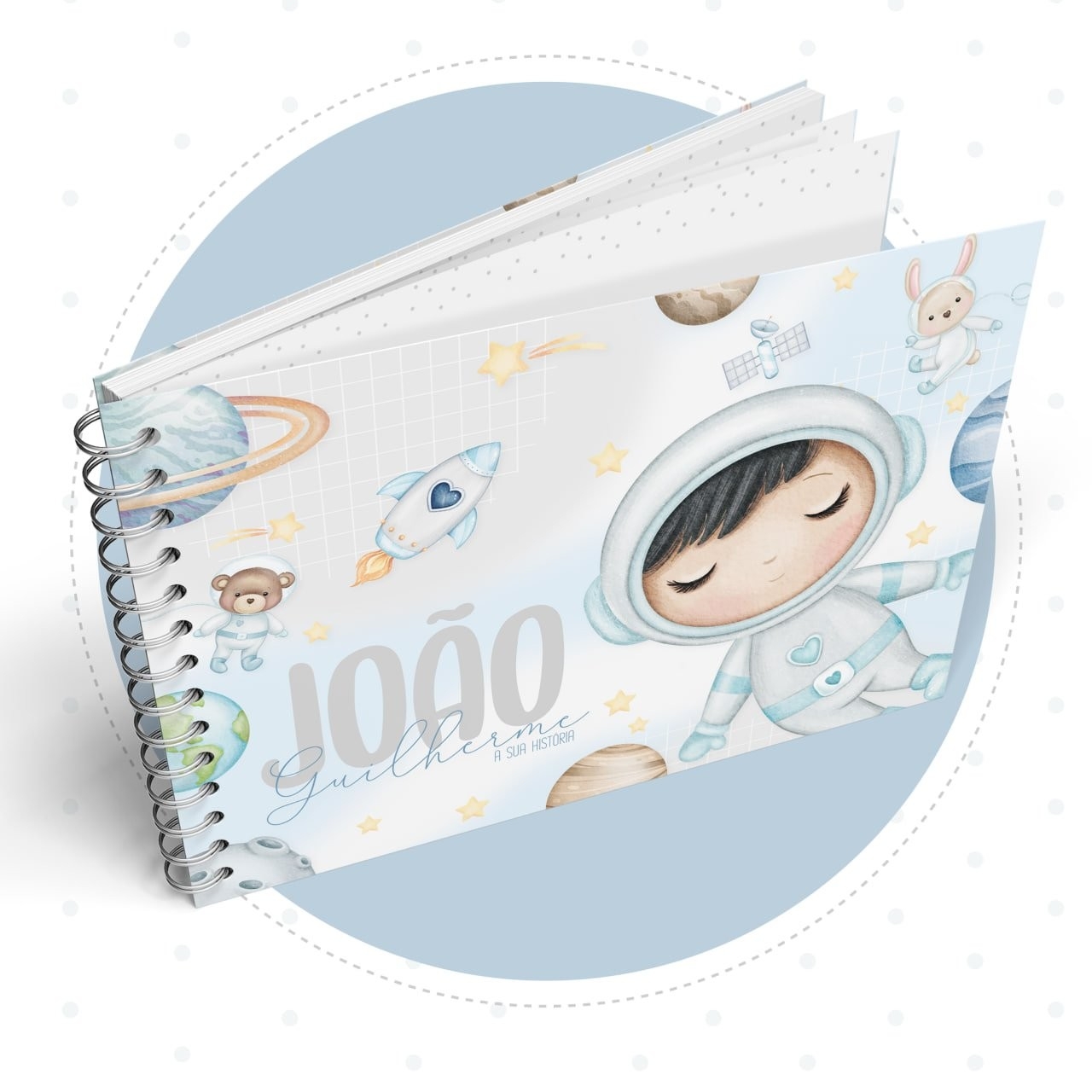 ASTRONAUTA - Maternidade Caderneta Livro do bebe