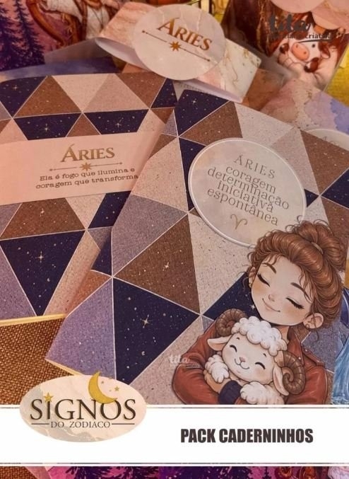 SIGNOS DO ZODÍACO – PACK CADERNINHOS COMPLETO