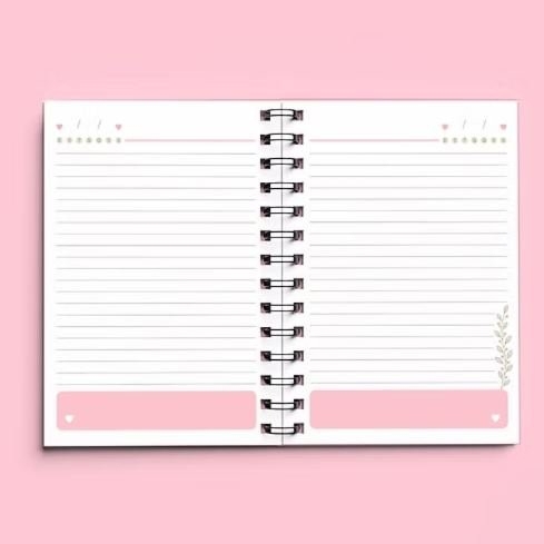 KIT DE ARQUIVOS – CADERNO ANOTAÇÕES VIDA LEVE – A5 – WIRE-O/ESPIRAL