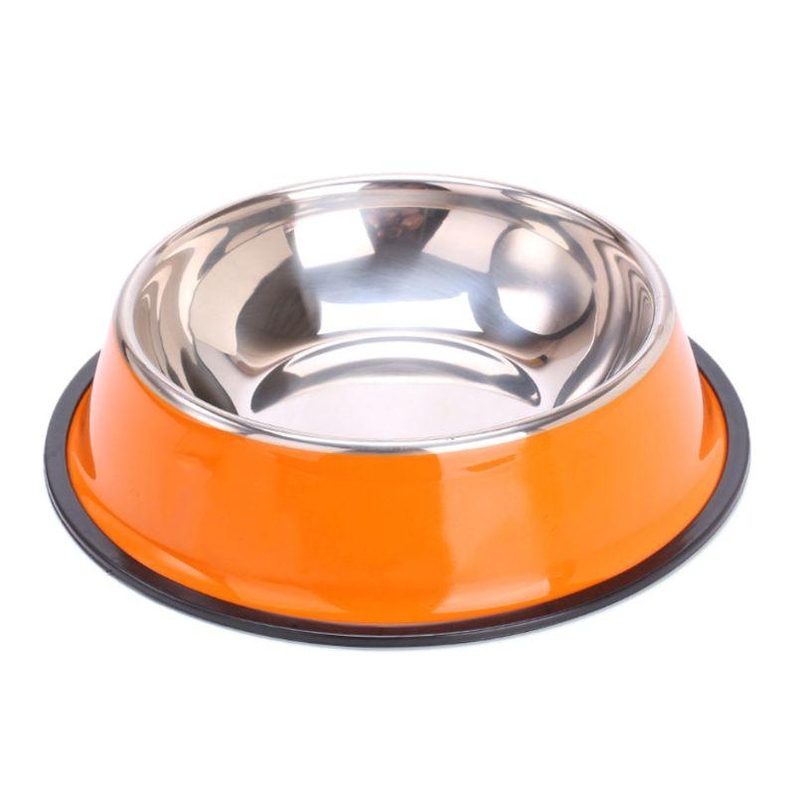 Comedor para C&atilde;es e Gatos Redondo de A&ccedil;o Inox-Miau Auau Pets
