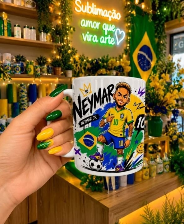 GIGANTES DO FUTEBOL – ARTES PARA CANECAS