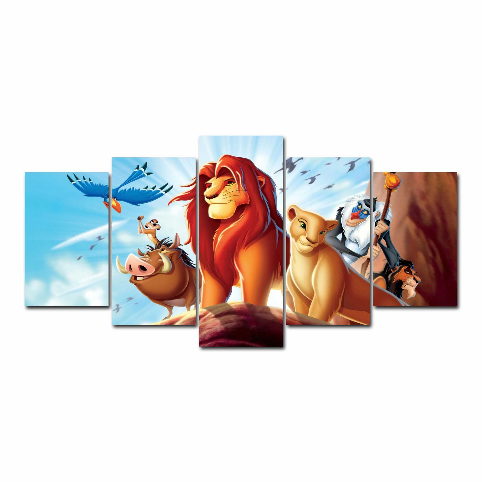Quadro Decorativo Rei Leão Desenho