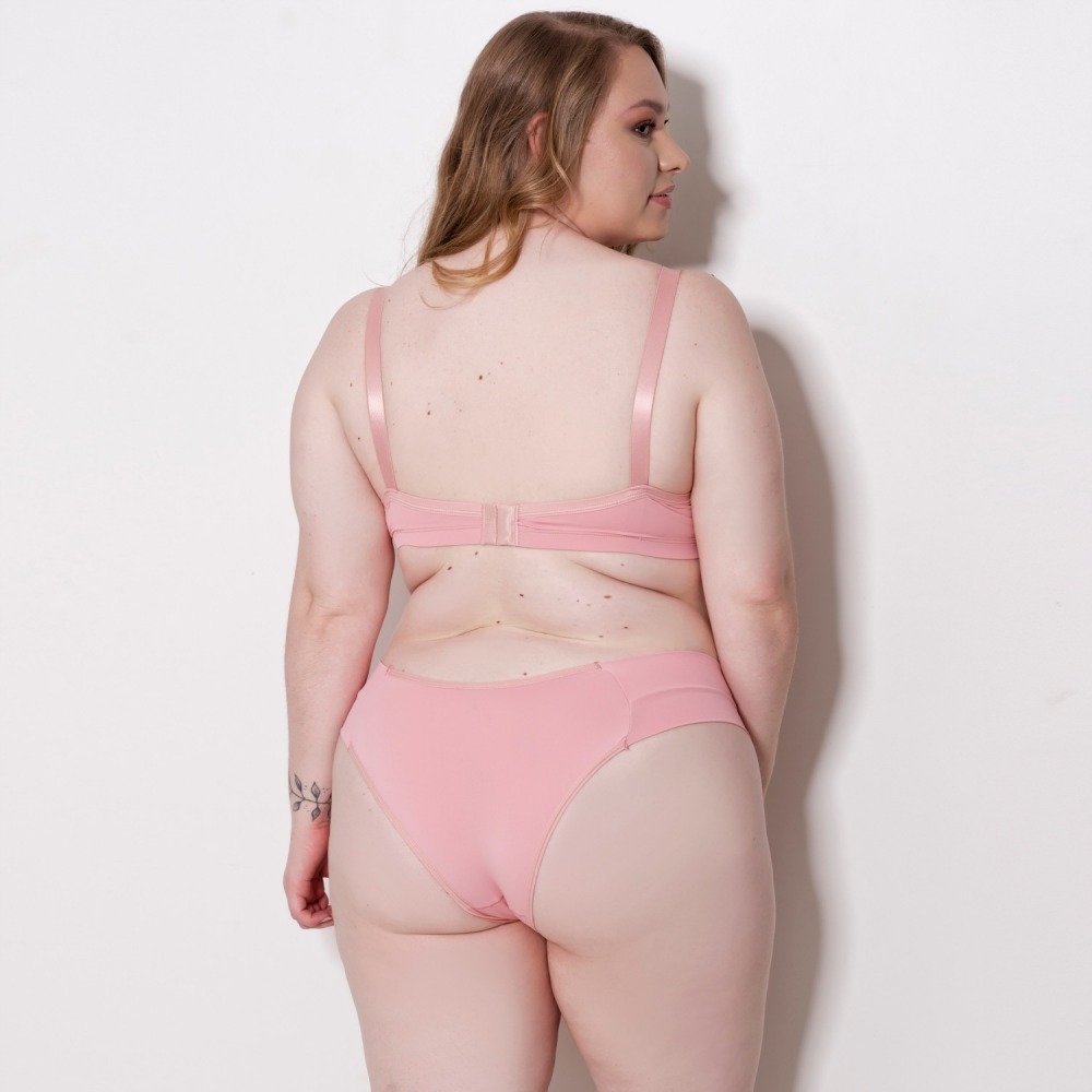 Conjunto Plus Size com Bojo e Renda - C9102