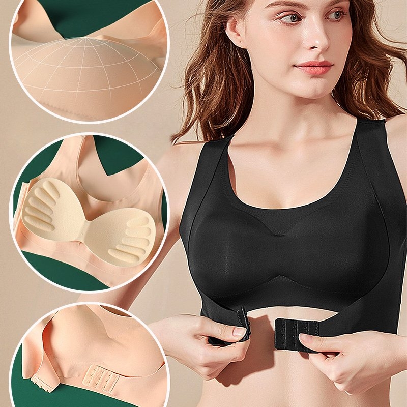 Bras for Women Posture Corrector Seamless Push Up Shockproof Sports Support  Fitness Vest Underwear Corset Back Bra Bh