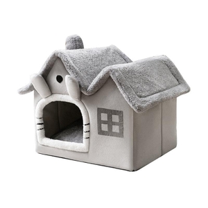 Cama para C&atilde;es e Gatos Casa de Veludo-Miau Auau Pets