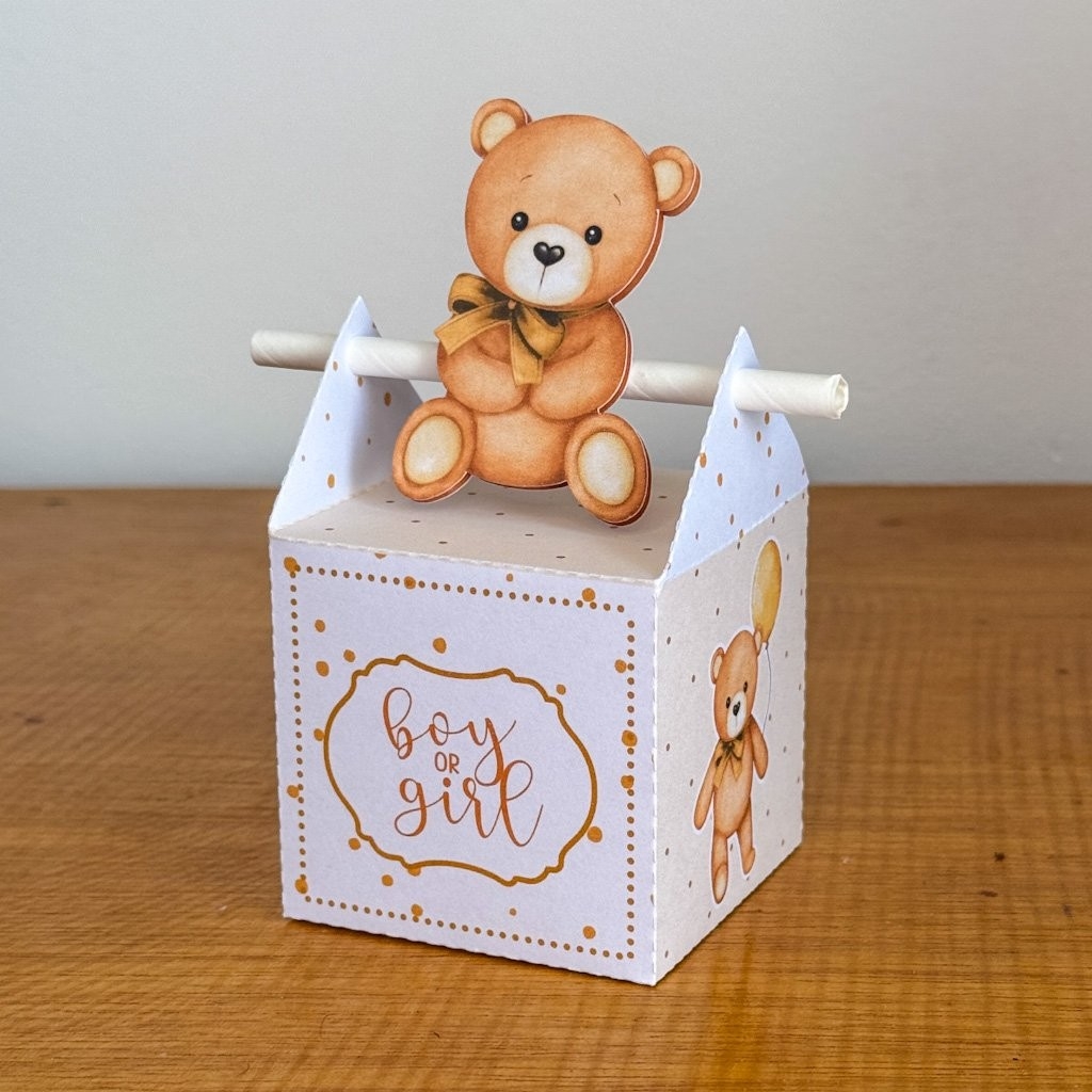 Chá Revelação Ursinho Neutro – Kit Festa Pronta