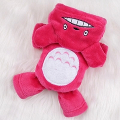 Roupa para C&atilde;es e Gatos Casaco Totoro de Veludo com Capuz-Miau Auau Pets