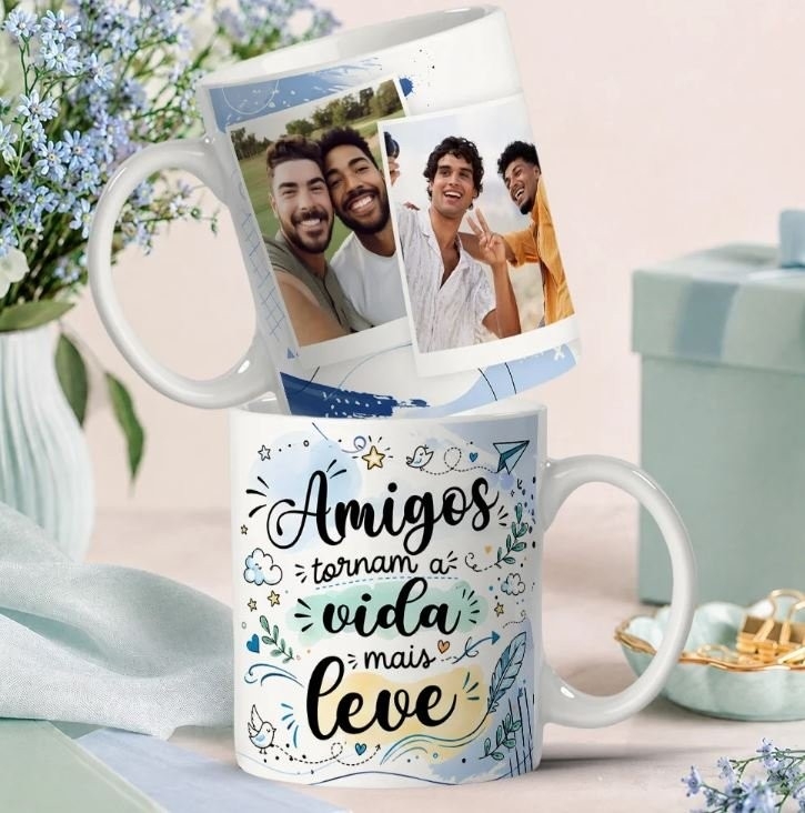 AMIZADE 2026 – PACOTE DE ARTES CANECAS