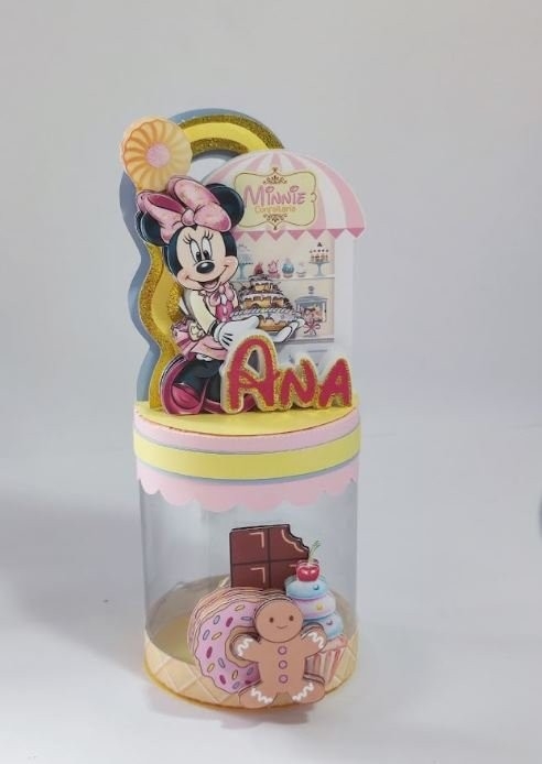 ARQUIVO DE CORTE MINNIE CONFEITEIRA