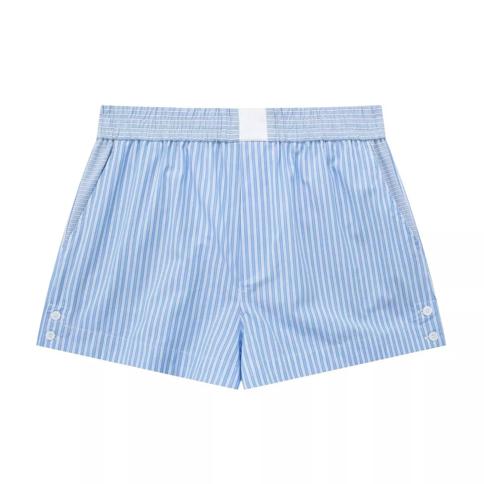 Shorts Casual Listrado Vintage TRAF