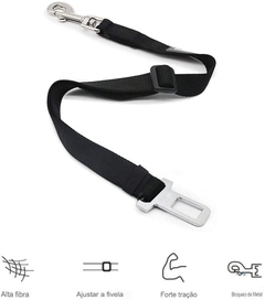 Cinto de Seguran&ccedil;a Pet com Adaptador Ajust&aacute;vel-Miau Auau Pets
