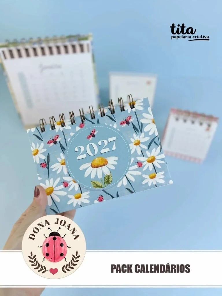 Dona Joana – Pack Calendários 2027 – português e español + Vídeo aula