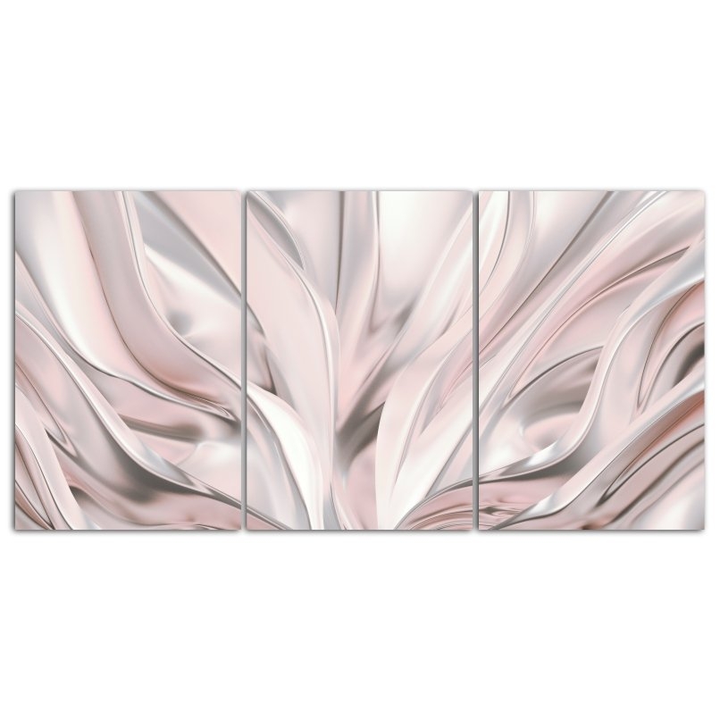Quadro Decorativo Abstrato Metalizado