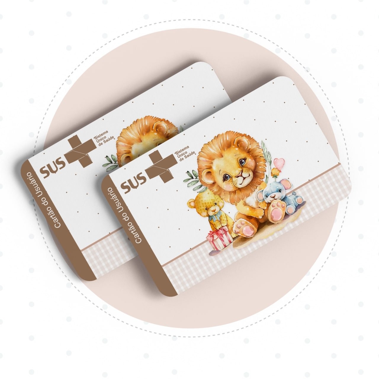 Caderneta com Livros do bebe Leãozinho - Arquivo Digital