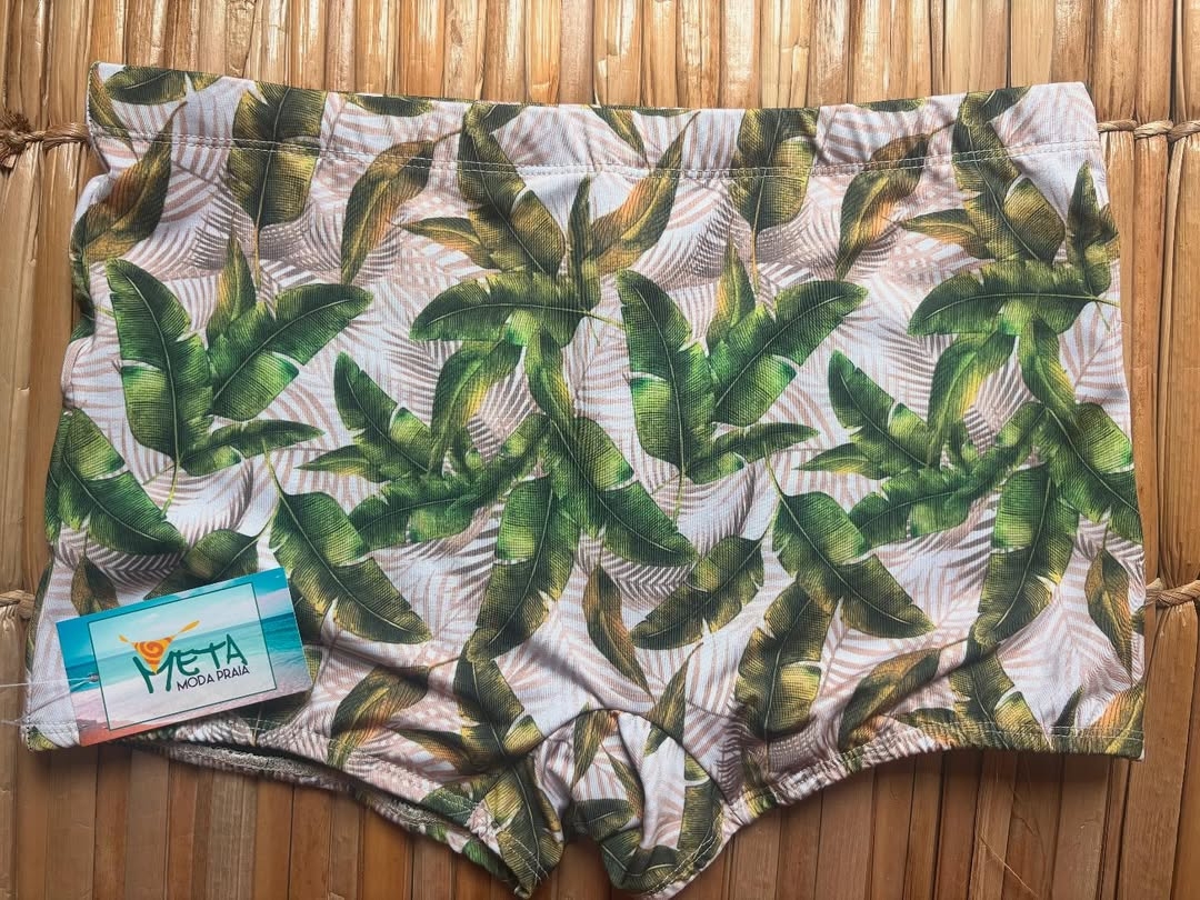 Sunga/Short de Banho Masculino Estampado (Diversas Estampas) 2026