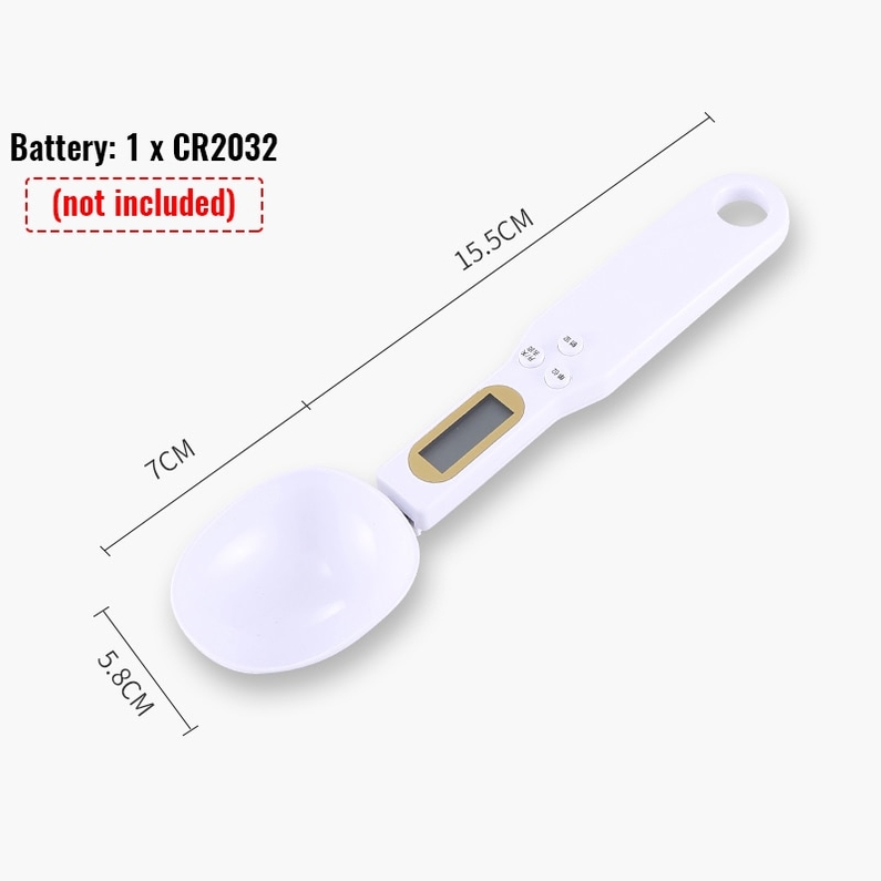 Battery Not Included) Electronic Kitchen Scale Digital Measuring Flour Mini  Kitchen Tool Scale Flour Milk Coffee Scale Baking Scale Measuring Food  Spoon Scale, Spoon Scale High Precision Electronic Amount Electronic Scale  Small