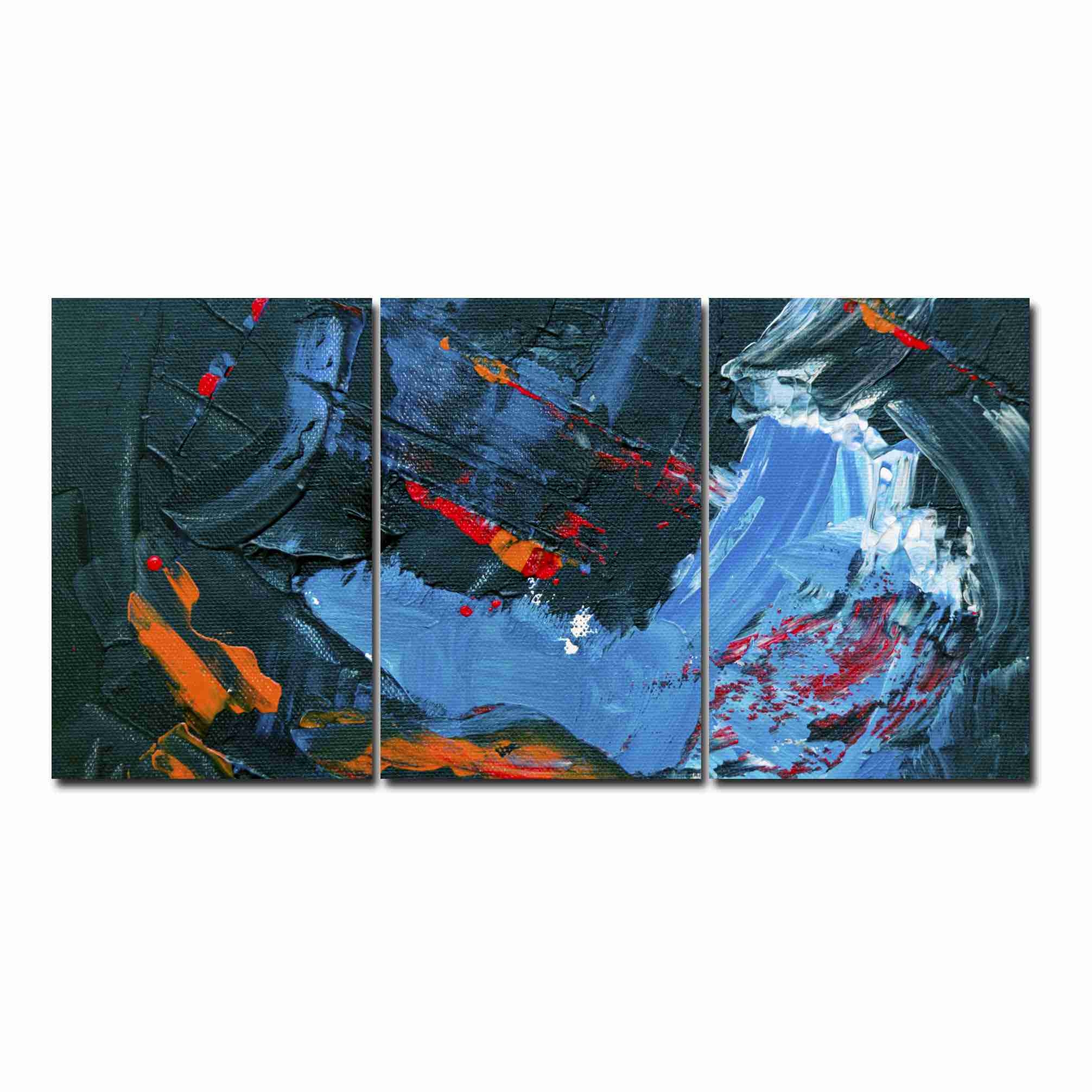 Quadro Decorativo Abstrato Pintura Espatulada