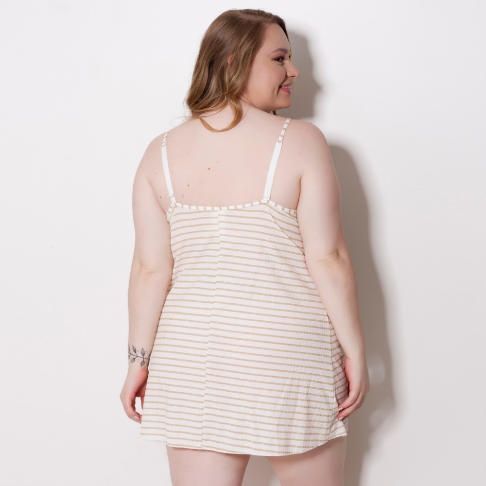 Camisola Plus Size Glamour - C9058
