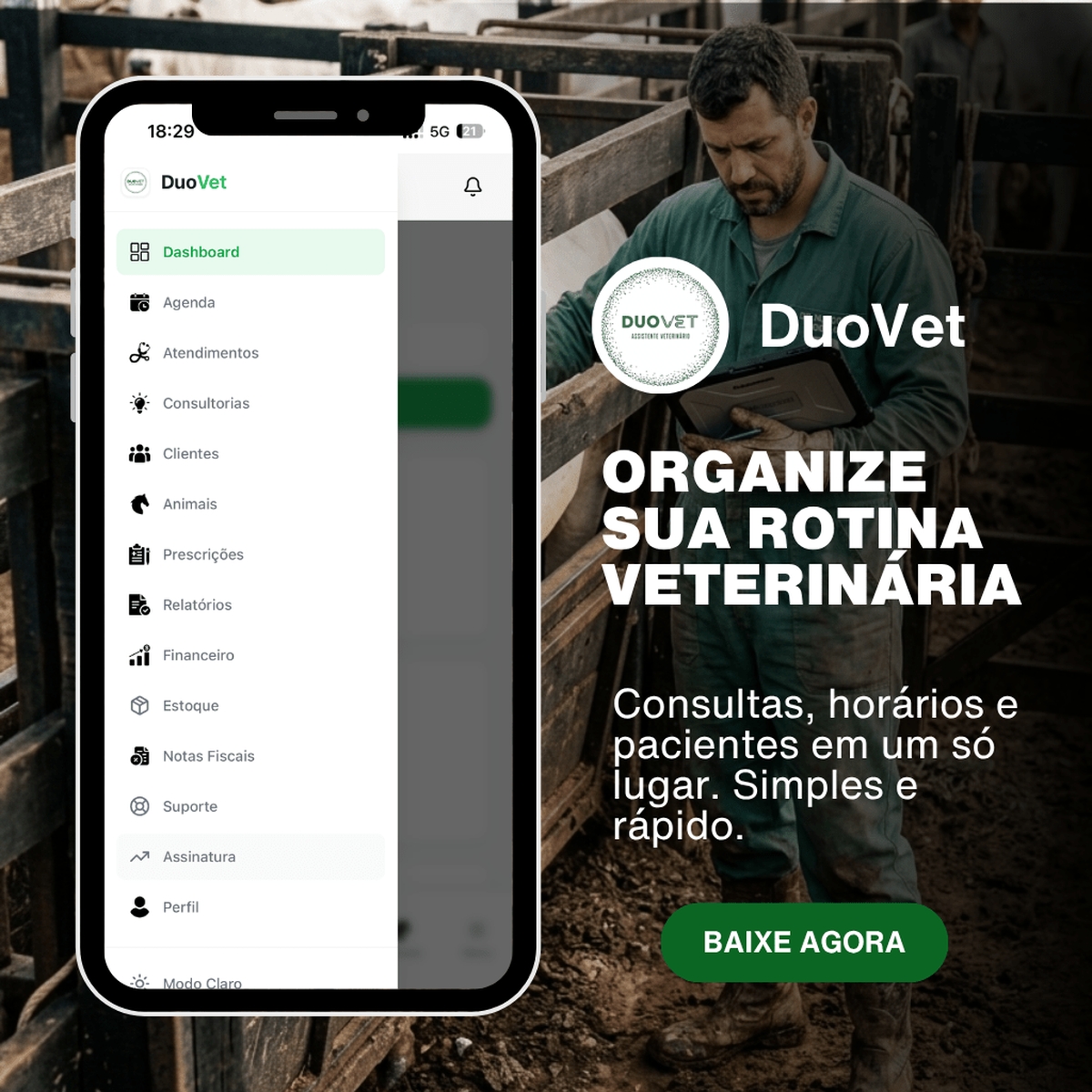 Feito para facilitar a vida no campo