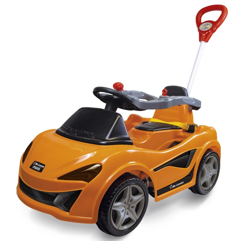 Carrinho de Passeio Infantil 2 em 1 com Pedal MC Laram Laranja - Maral