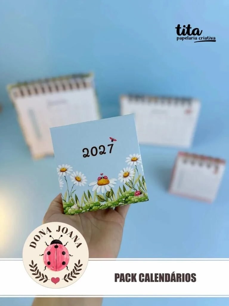 Dona Joana – Pack Calendários 2027 – português e español + Vídeo aula