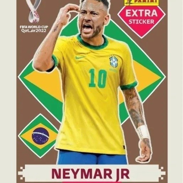 Neymar Legend Silver - Copa do Mundo Qatar 2022 Panini