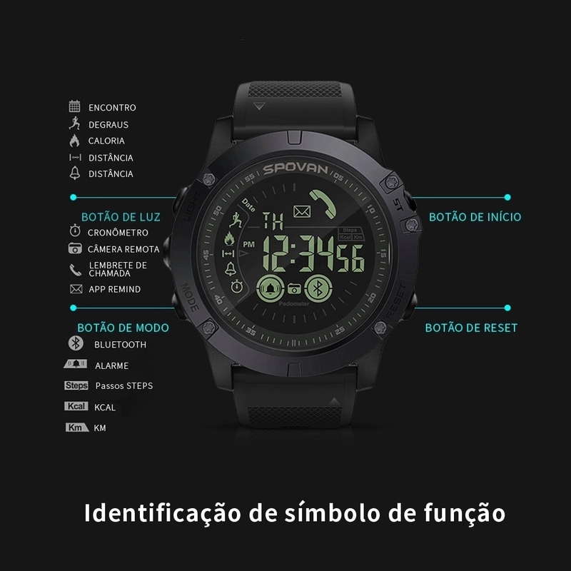Relógio Militar Smartwatch Indestrutível T-Watch_cartpanda_63265069