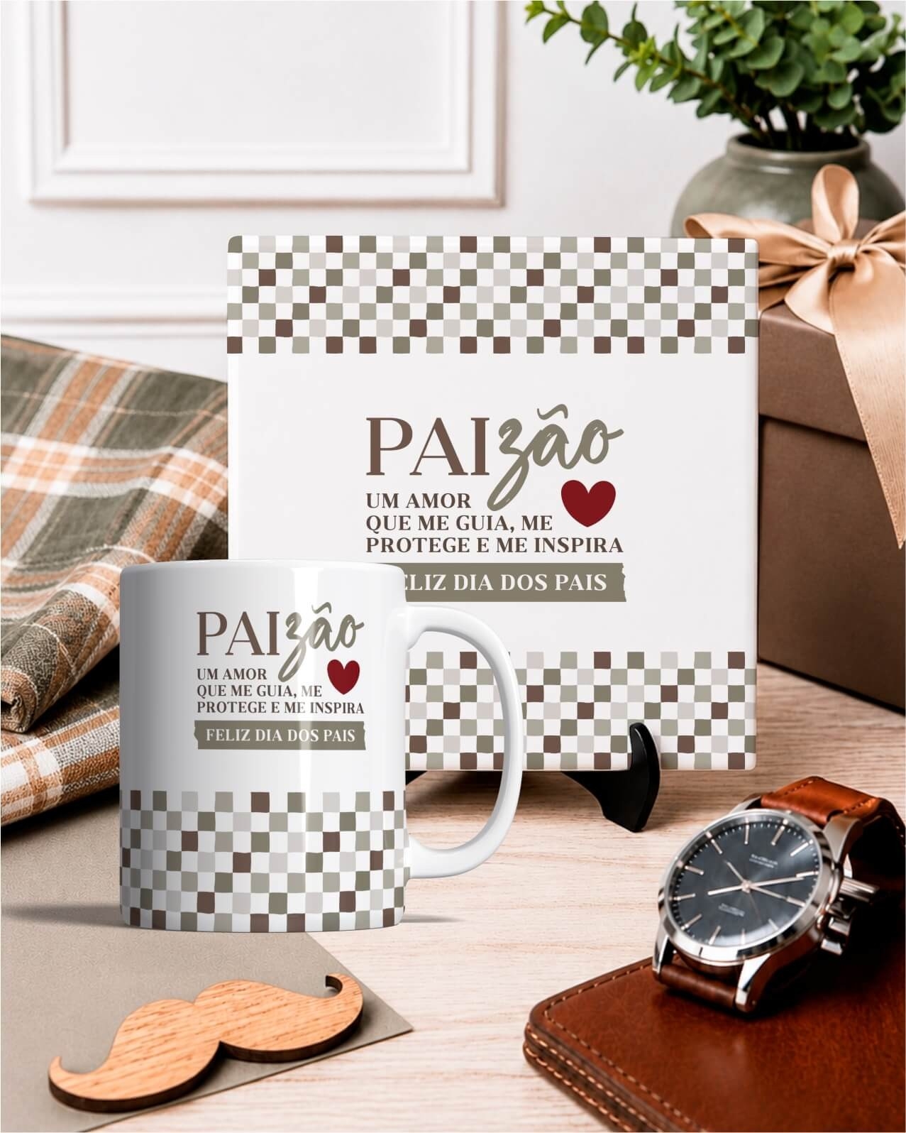 PAIS 2026 VINTAGE SEM FOTOS - Canecas Sublimação Arquivo Digital