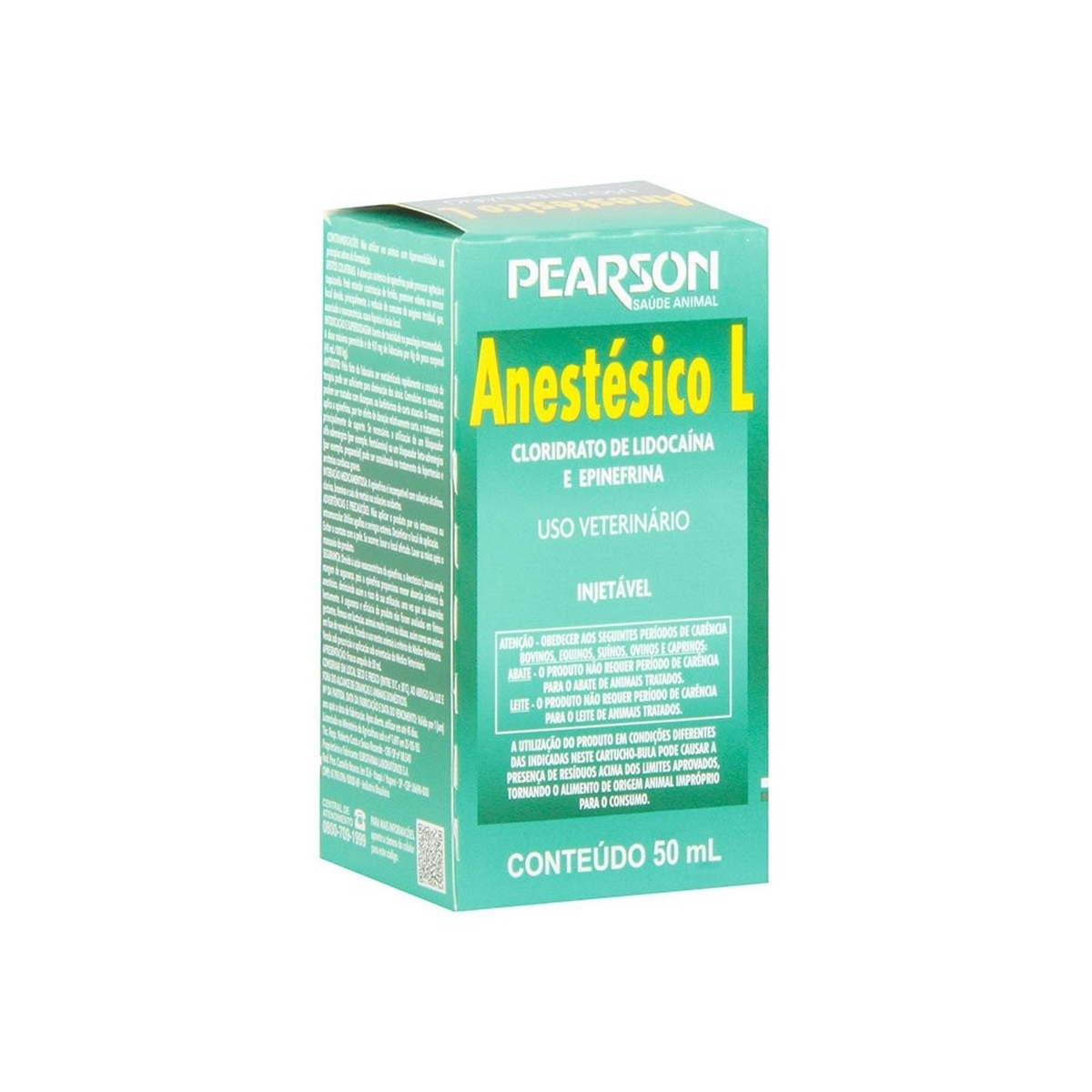 Anest&eacute;sico L Pearson 50mL