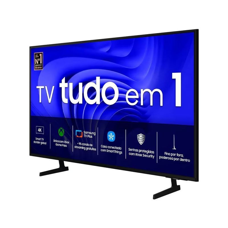 Smart TV 98 Samsung 4K UHD Crystal Com Wi-Fi Preto Com Grafite UN98DU9000